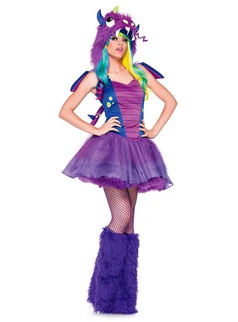 Sexy Purple Dragon Costume