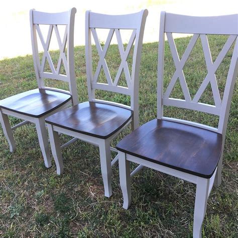 Farmhouse living room chairs : Hand Crafted Double X Style Farmhouse Chairs by Boardman ...