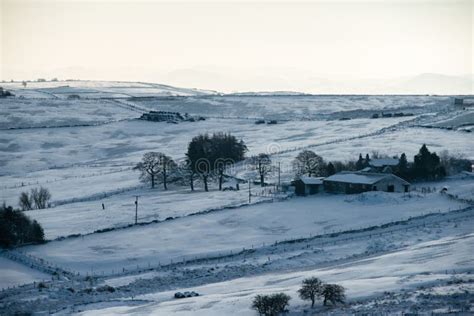 Snowy Fields Stock Image Image Of Moorlands England 66413833