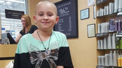 Year Old Has Her Head Shaved To Support Cousin Diagnosed With Cancer