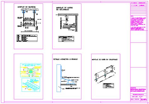 Electrical Installation Proposal For A Bank Dwg Detail For Autocad