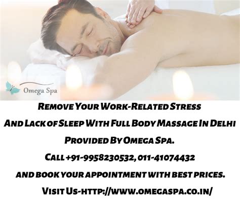 Omega Spa Best Female To Male Body Massage Center In Lajpat Nagar Full Body To Body Massage