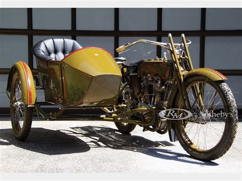 1918 Harley Davidson Model J With Sidecar Hershey 2019 Rm Auctions