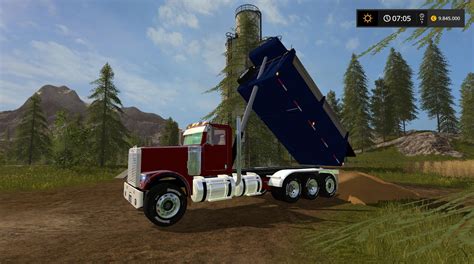 Freightliner Fld12064sd Dump Truck V11 Fs17 Farming Simulator 17 Mod