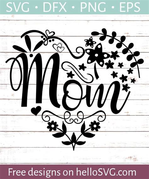 Mom Heart Svg Free Svg Files