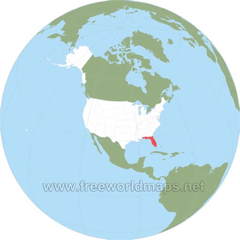 Where Is Florida Located On The Map