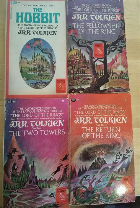 Jrr Tolkien Hobbit And Lord Of The Rings Trilogy Ballantine Dolphin