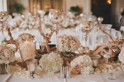 Glamorous Elegant Rustic Wedding Tablescape Elizabeth Anne Designs The Wedding Blog