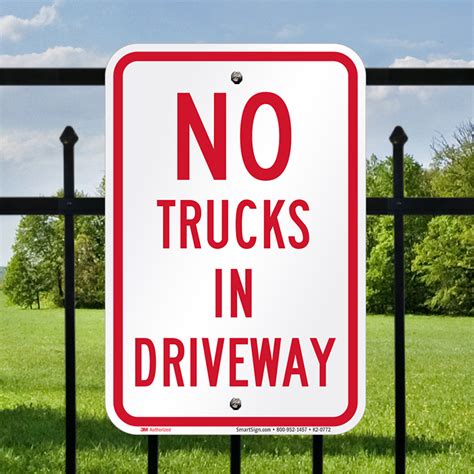 We did not find results for: No Trucks In Driveway Sign, SKU: K2-0772