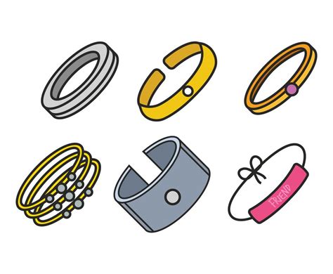 Bracelet Vector Set Vector Art And Graphics