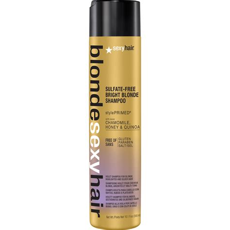 Sexy Hair Blonde Bright Blonde Violet Shampoo 300ml Health And Beauty