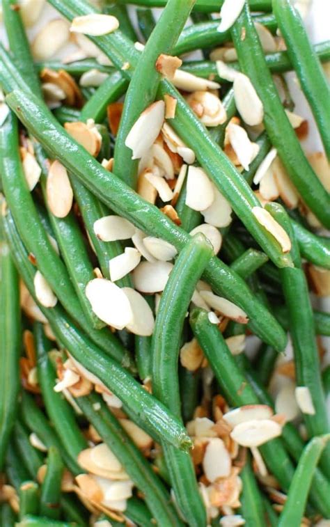 Green Beans With Brown Butter And Toasted Almonds