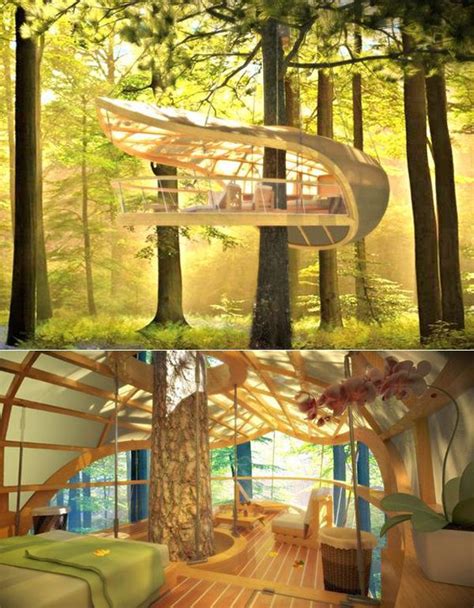 20 Awesome Treehouse With Childhood Dreams Homemydesign Cool Tree