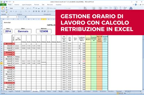 Non sai ancora come proteggere file excel con password? Foglio Excel Ore Lavoro Mensile 2018 - Idea di immagine ...