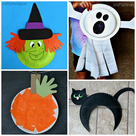 Paper Plate Halloween Crafts For Kids Crafty Morning