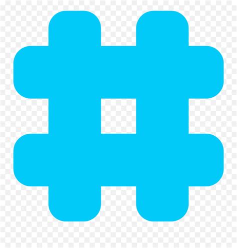 Hashtag Hastag Blue Twitter Freetoedit Clip Art Emojitwitter Hashtag