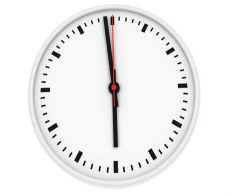Clock With Second Hand It Takes 1 Minute Sped Up Stock Footage Video