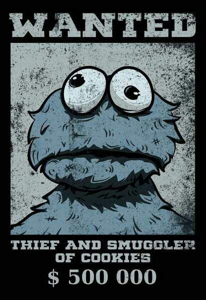 Cookie Monster Wanted Poster Cool Wallpapers Cartoon Animes