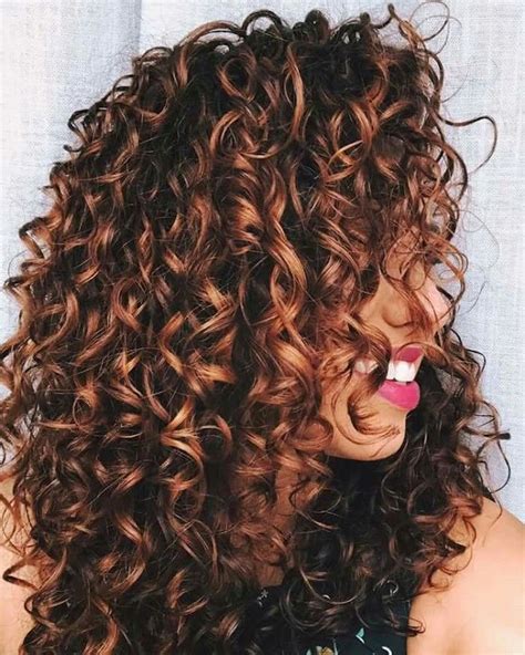 [get 21 ] Pintura Highlights Caramel Curly Hair Highlights