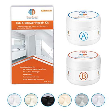 Hometinker Tub Tile And Shower Repair Kit Color Match 37oz
