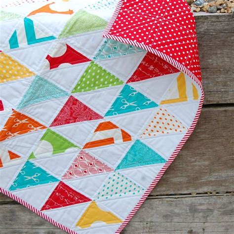 Half Square Triangles Quilt Simple But Beautiful Quilts Triangle
