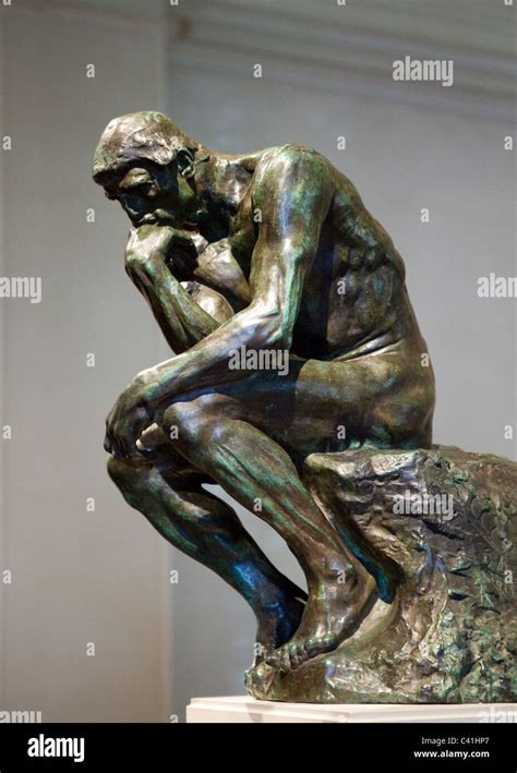 The Thinker Le Penseur By Auguste Rodin 1901 Stock Photo Alamy