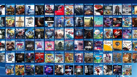 Random Heres A Graphic Of Every Ps4 Game Published Physically By Sony