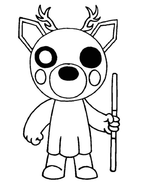 Dessa Piggy Roblox Coloring Page Free Printable Coloring Pages For Kids