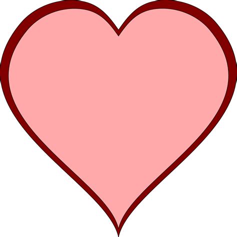 Free Vector Heart Clipart Pink