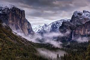 Usa, California, Yosemite, Landscapes, Clouds, Nature