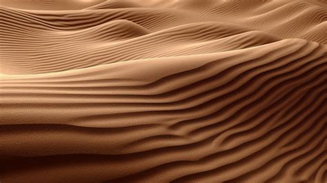 The Beautiful Textures Formed By Wind Ripples On A Sand Dune Background