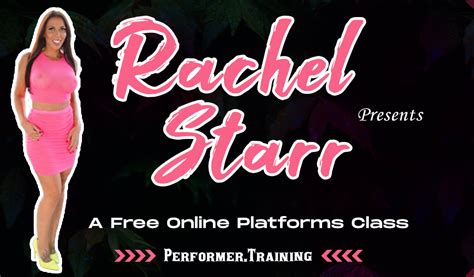 rachel starr rachelstarrxxx launches free online platforms class at performer training mike south