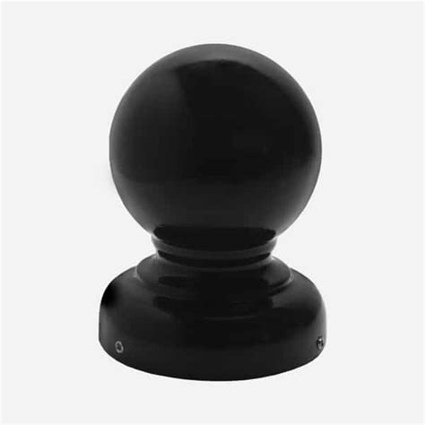 Cast Aluminum Ball Finial For 5 Od Round Poles Fin B5