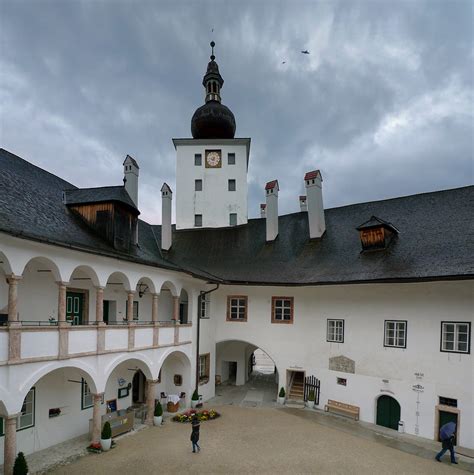 The Arcaded Courtyard Of Schloss Orth © All Rights Reserve Flickr