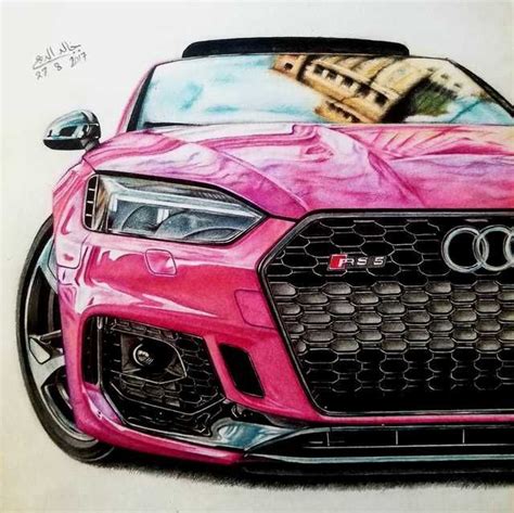 DRAWING AUDI RS5 | Croquis voiture, Dessin voiture, Croquis de design