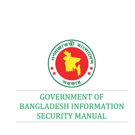 Government Of Bangladesh Information Security Manual Bgd E Gov Cirt