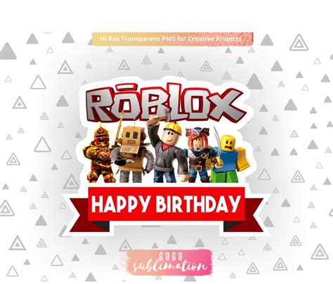 Roblox Birthday Free Printables

