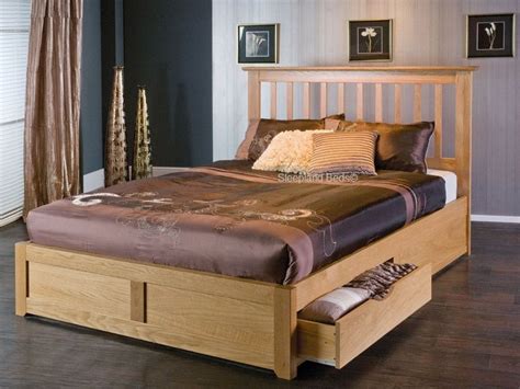 Bianca Oak Wood Storage Bed With Drawers By Limelight Super Kingsize