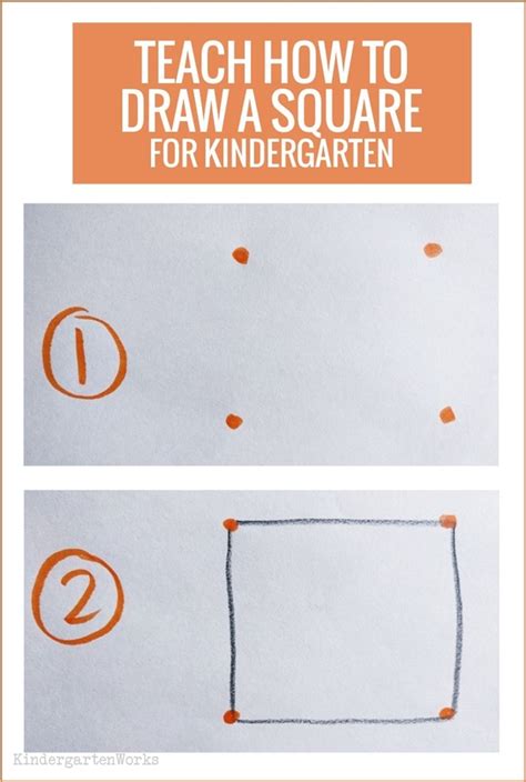 Teach How To Draw 2d Shapes In Kindergarten Kindergartenworks
