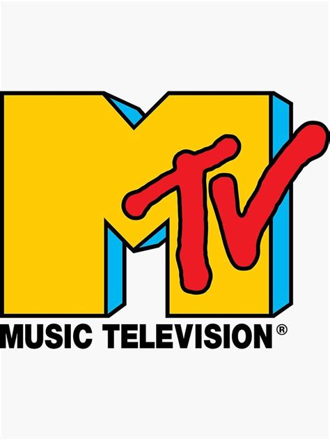 Mtv Music Television Logo Sticker By Peachpiles Mtv Music