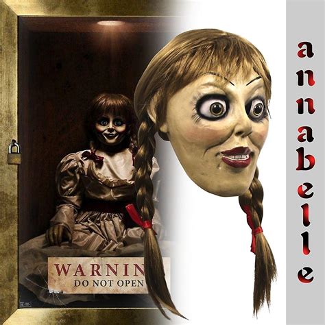 Halloween Annabelle Cosplay Maske Latex Cosplay Annabel Puppe