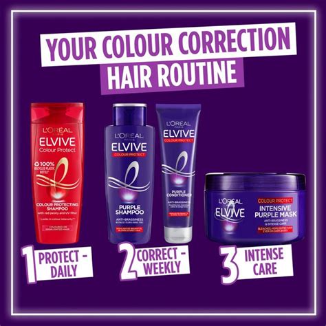 Loreal Elvive Colour Protect Anti Brassiness Purple Shampoo Ocado