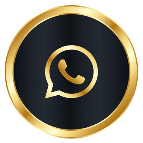 Golden Whatsapp Logo On Transparent Background Png Similar Png Images