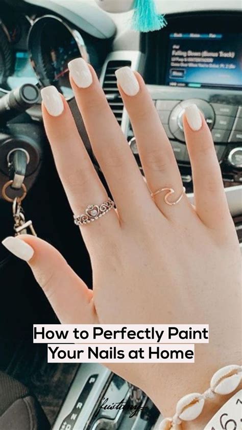 How To Perfectly Paint Your Nails At Home Nails At Home Nail Painting Tips You Nailed It