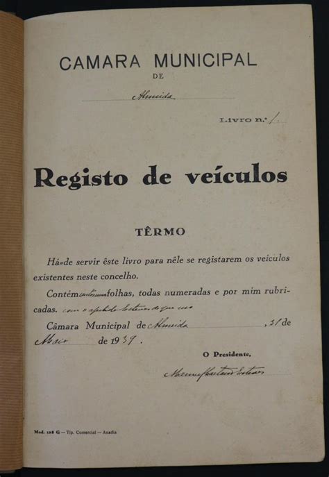 Documento De Arquivo Em Destaque Município De Almeida