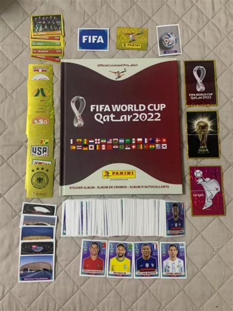 Panini Hardcover 2022 Fifa World Cup Qatar Album Complete 670 Sticker