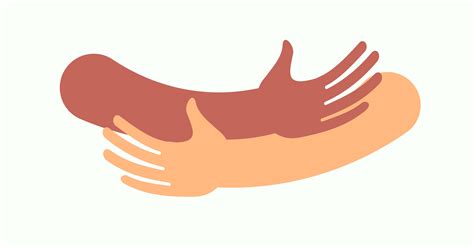 Human Hugs Hugging Hands Support And Love Symbol Hugged Arms Girth