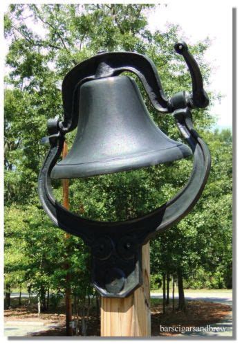 Country Farm School Church Bell Post Mounted Old Style