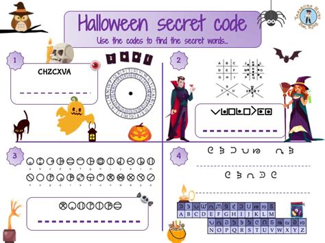 Halloween Secret Code Free Game For Kids Treasure Hunt 4 Kids