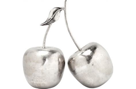 Figurine Pommes Argent Statue Design Pas Cher